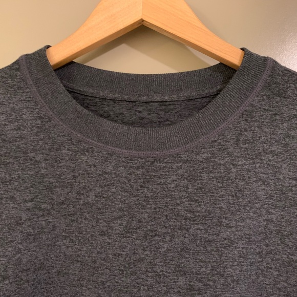 NEW Vuori Ponto Performance Crew Long Sleeve Charcoal Heather Size L - Picture 7 of 11